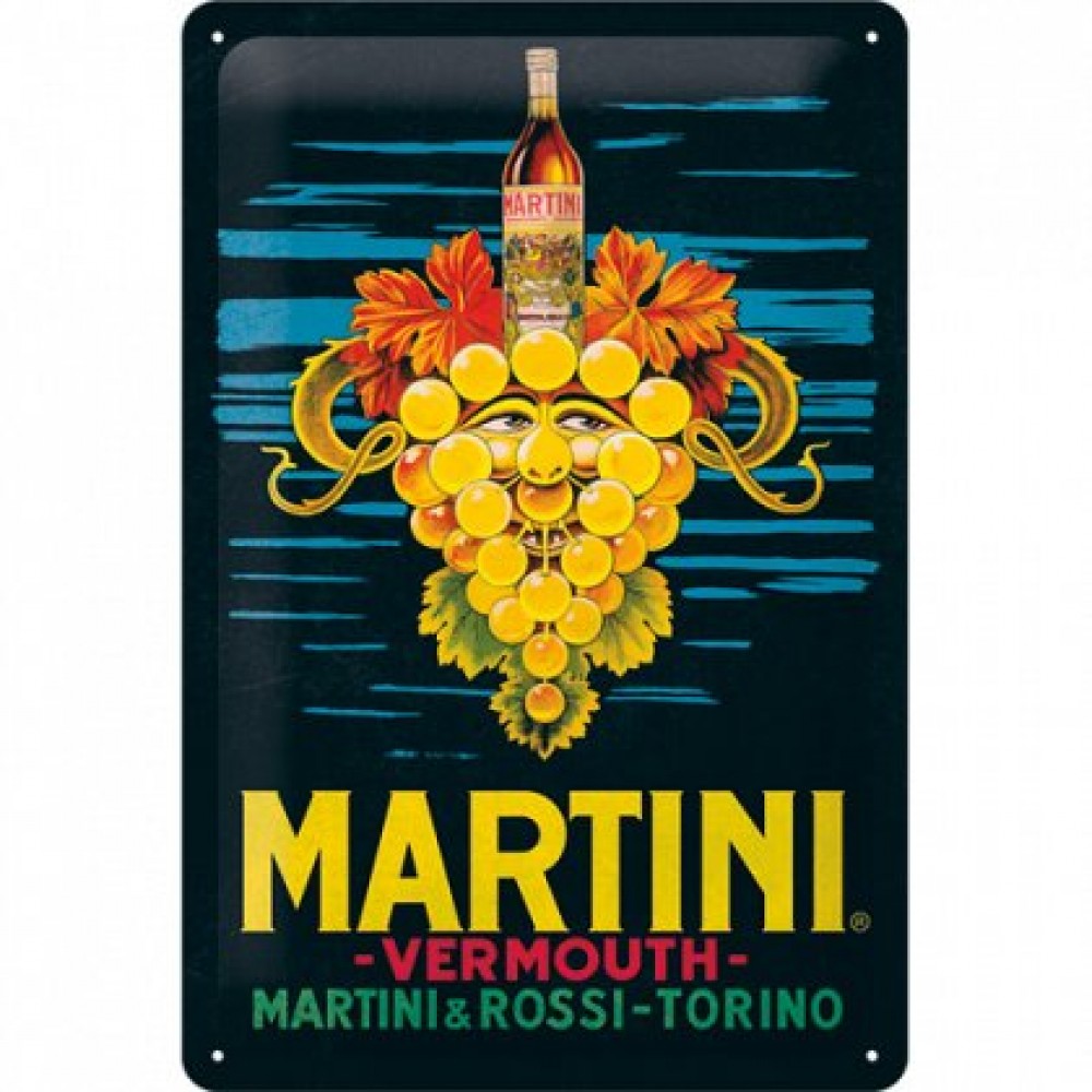 Placa metalica - Martini Vermouth 